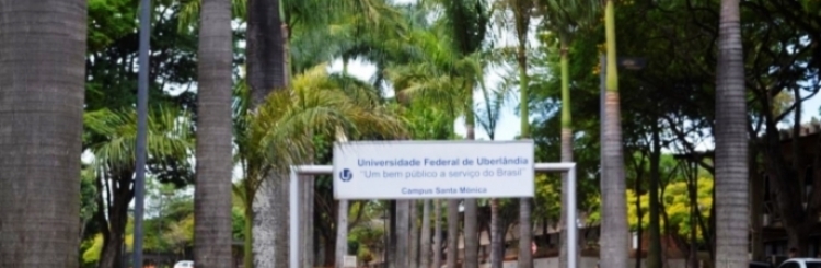 Fotografia da Universidade Federal de Uberlândia no Campus Santa Mônica